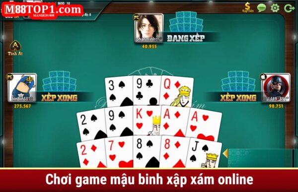 Chơi mậu binh M88 Online kiếm tiền dễ dàng